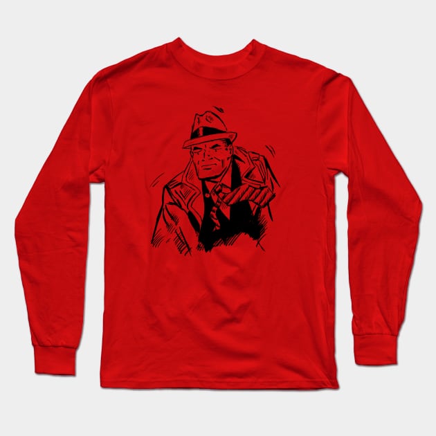 Dick Tracy Long Sleeve T-Shirt by burrotees